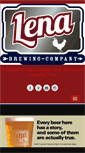 Mobile Screenshot of lenabrewing.com